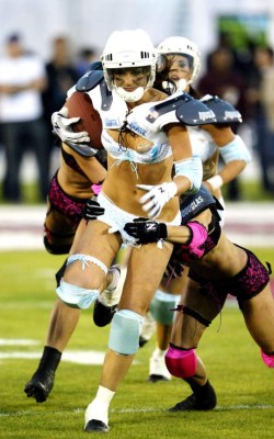 GALERÍA: Fútbol americano en lencería, la belleza que revoluciona el deporte