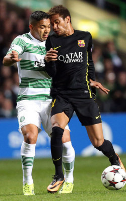 El Celtic de Emilio Izaguirre no pudo esta vez contra el Barça
