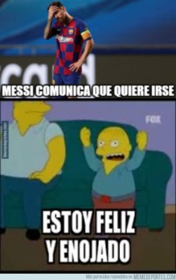 No lo perdonan: Los memes destrozan a Messi tras comunicar que se va del FC Barcelona