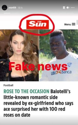 Balotelli desmiente a infartante brasileña que afirma que tuvieron un romance y contó todo de él