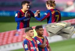 Barcelona quiere desprenderse de Antoine Griezmann y Philippe Coutinho en verano.