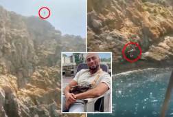 Exfutbolista holandés muere tras lanzarse desde un acantilado y su esposa graba el terrible momento