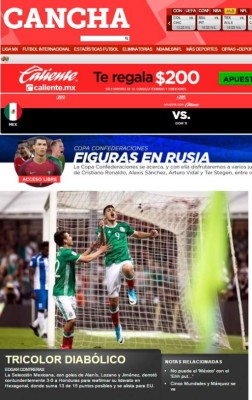 Así amaneció prensa mexicana luego de triunfo ante Honduras en el Azteca