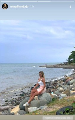 Picantes vacaciones: Magali Sanjurjo deslumbra junto a Guillermo Chavasco en La Ceiba &nbsp;&nbsp;&nbsp;