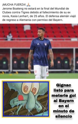 Los memes destrozan a Gignac y a Tigres tras perder ante Bayern Munich en la final del Mundial de Clubes