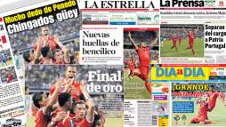 Prensa panameña celebra el pase a la final de Copa Oro