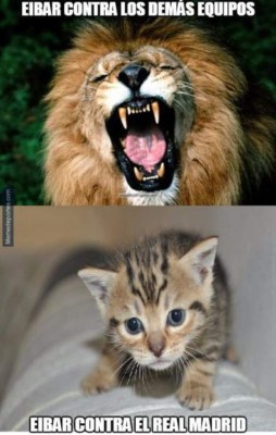 Ni goleando al Éibar perdonan con los terribles Memes al Real Madrid