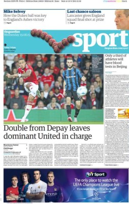 Principales portadas de los diarios deportivos del mundo