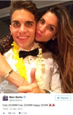 Así recibieron el Año Nuevo los cracks del Barcelona