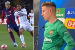 Ter Stegen habló de la expulsión de Araújo luego de terminar el partido en zona mixta.