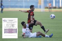 Foto archivo: Encuentro entre Lone FC y Villanueva en la Liga de Ascenso.