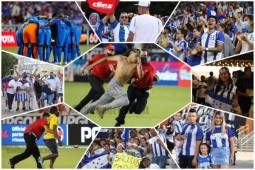 Honduras ganó 3-2 ante Panamá en la segunda jornada del grupo D de la Copa Oro bajo signos de algarabía con 22 mil aficionados en el BBVA Compass. Repasamos las imágenes más destacadas captadas por le lente de DIEZ. Fotos: Karla López.