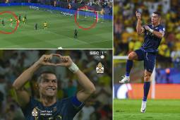 Cristiano Ronaldo marcó un verdadero golazo desde fuera del área en la victoria del Al Nassr.