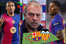 El equipo azulgrana recibe este domingo al Valencia en el Johan Cruyff (1:00 PM) por la cuarta jornada de LaLiga y Hansi Flick tendrá novedades en su 11 titular debibo a las lesiones.