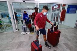 Llegada de Motagua al aeropuerto Ramón Villeda Morales. Foto: Yosep Amaya.