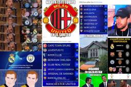 Los memes en las redes sociales no se hicieron esperar tras definirse los enfrentamientos de la fase de liga de la Champions League. Burlas para el Manchester United que no ha podido regresar a la competición.