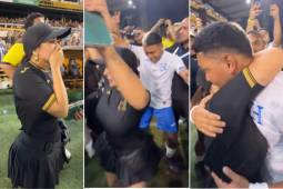 ¡No se lo podía creer! Así vivió Milagro Flores el gol de Supremo: beso, abrazo y bailando punta