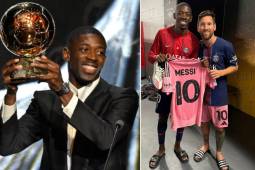 El gesto de Messi con Dembélé que agitó las redes luego de que ganara el Balón de Oro 2025