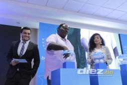 Jimmy Bailey durante el sorteo de la Liga Nacional de Honduras.