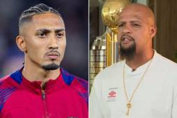 Raphinha volvió a la carga contra el Mundial de Clubes y Felipe Melo le responde: Respeto su opinión, pero...