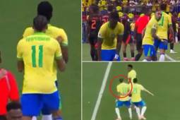 La 'bronca' de Raphinha a Vinicius y el jugador de Real Madrid lo explica: Es que en los partidos de eliminatorias...