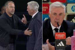 La indirecta de Ancelotti tras caer goleado en el Clásico y su cruce con el banquillo del Barça: “Flick me dijo...”