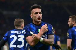 Recupera el liderato en Italia: Inter de Milán propina paliza al Salernitana con hacttrick de Lautaro Martínez