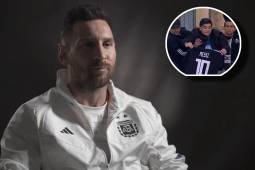 Diego Maradona y Leo Messi se juntaron en el Mundial de Sudáfrica 2010.