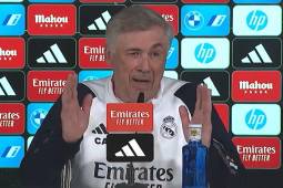 Carlo Ancelotti en la rueda de prensa previa al partido del Real Madrid contra Granada en LaLiga.