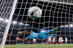 La Final de la Supercopa de Europa 2015 Barcelona vs Sevilla. Foto AFP.
