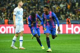 Barcelona gana 1-0 en visita al Dinamo de Kiev con gol de Ansu Fati.