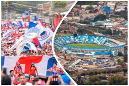 Estadio Nacional Chelato Uclés será sede esta noche del juego entre Motagua y Olimpia en la semifinal de ida del Torneo Clausura 2021-22.