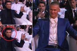 Cristiano Ronaldo señalaba a Haaland y aseguraba que merecía el premio al mejor futbolista del 2023.