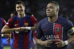 Robert Lewandowski y Kylian Mbappé son los principales goleadores del Barcelona y PSG, respectivamente.