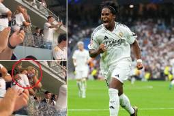 Pelos de punta: la madre y novia de Endrick lloran tras su primer gol con Real Madrid en LaLiga