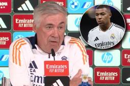 La reacción de Ancelotti en conferencia sobre la salud mental de Kylian Mbappé: “Vaya pregunta...”