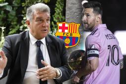 Laporta descartó la posible vuelta de Messi al Barcelona en calidad de cedido porque no estaría permitido por FIFA.