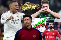 Así marcha la clasificación por ganar la prestigiosa Bota de Oro 2025 y el francés Kylian Mbappé se metió en la pelea.