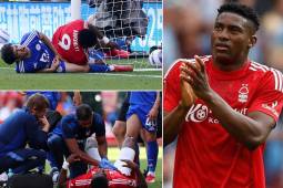 La terrible lesión que sufrió un delantero en la Premier: está en coma tras golpearse con el palo