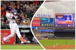 Mauricio Dubón durante el encuentro entre Houston Astros y New York.