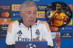 Ancelotti defendió a Vinicius previo a la Champions League: “Nadie lo puede aguantar, yo tampoco”