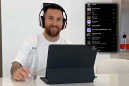 La famosa compañía Apple reveló cuáles son las canciones favoritas del astro argentino a un día del inicio del campeonato en Estados Unidos.