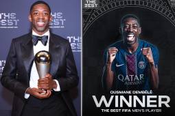 Dembélé consigue el premio The Best de la FIFA tras imponerse sobre Lamine Yamal y Mbappé