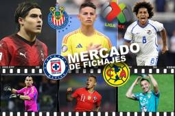 Los principales movimientos en el mercado de fichajes de la liga mexicana: James Rodríguez ya se encuentra en el país azteca. Guardado sale del retiro y Luka Romero responde al interés de Chivas.