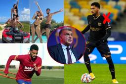 Solamente disputó 17 minutos con la camiseta del Barcelona y más tarde lo corrieron a través de un correo electrónico sin decir nada.