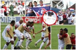 Olimpia logró remontar la serie ante Marathón cerrando en el estadio Nacional con un global de 3-1 con José Mario Pinto como figura con dos asistencias. Foto Alex Pérez.