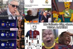 Real Madrid avanzó a las semifinales de la Champions League y en las redes los memes no se hicieron esperar para mofarse del Manchester City y Barcelona.