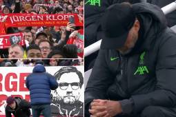 La afición del Liverpool le cantó el “You’ll never walk alone” a Jurgen Klopp en Anfield.