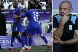 Francia derrotó por 1-0 a la Argentina que dirige Javier Mascherano en los Juegos Olímpicos de París.