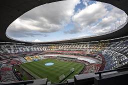 Así luce actualmente el estadio Azteca de México.
